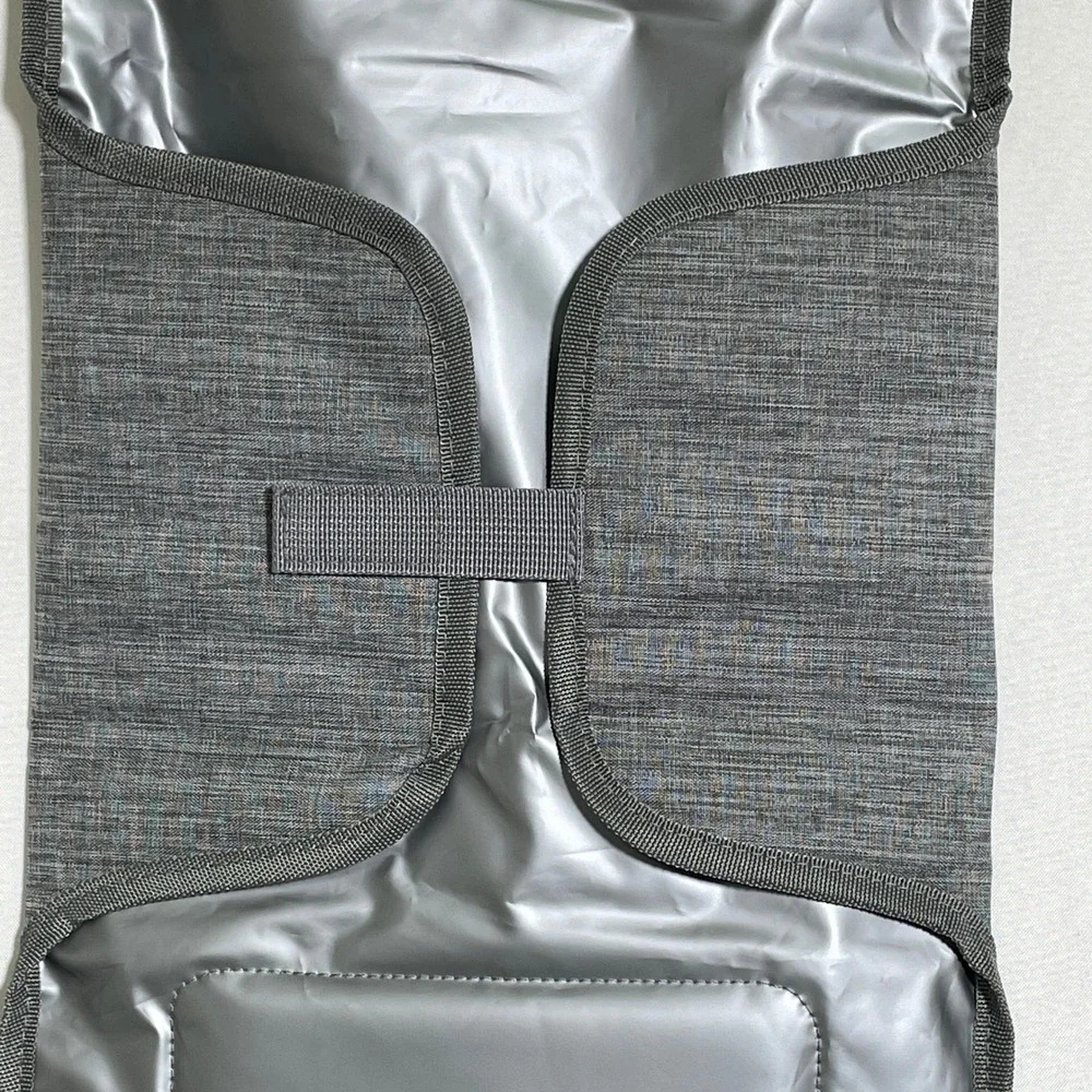 Kopi Baby Portable Diaper Changing Pad Gray Padded Foldable Travel Mat